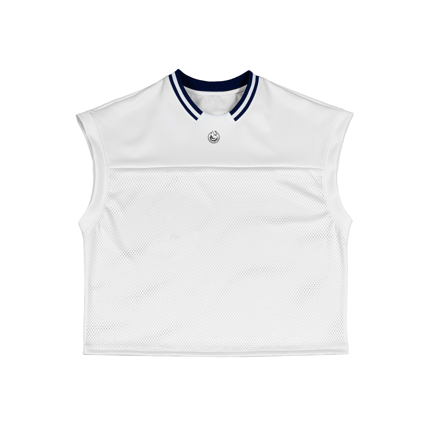 Loose Sleeveless Mesh T-Shirt