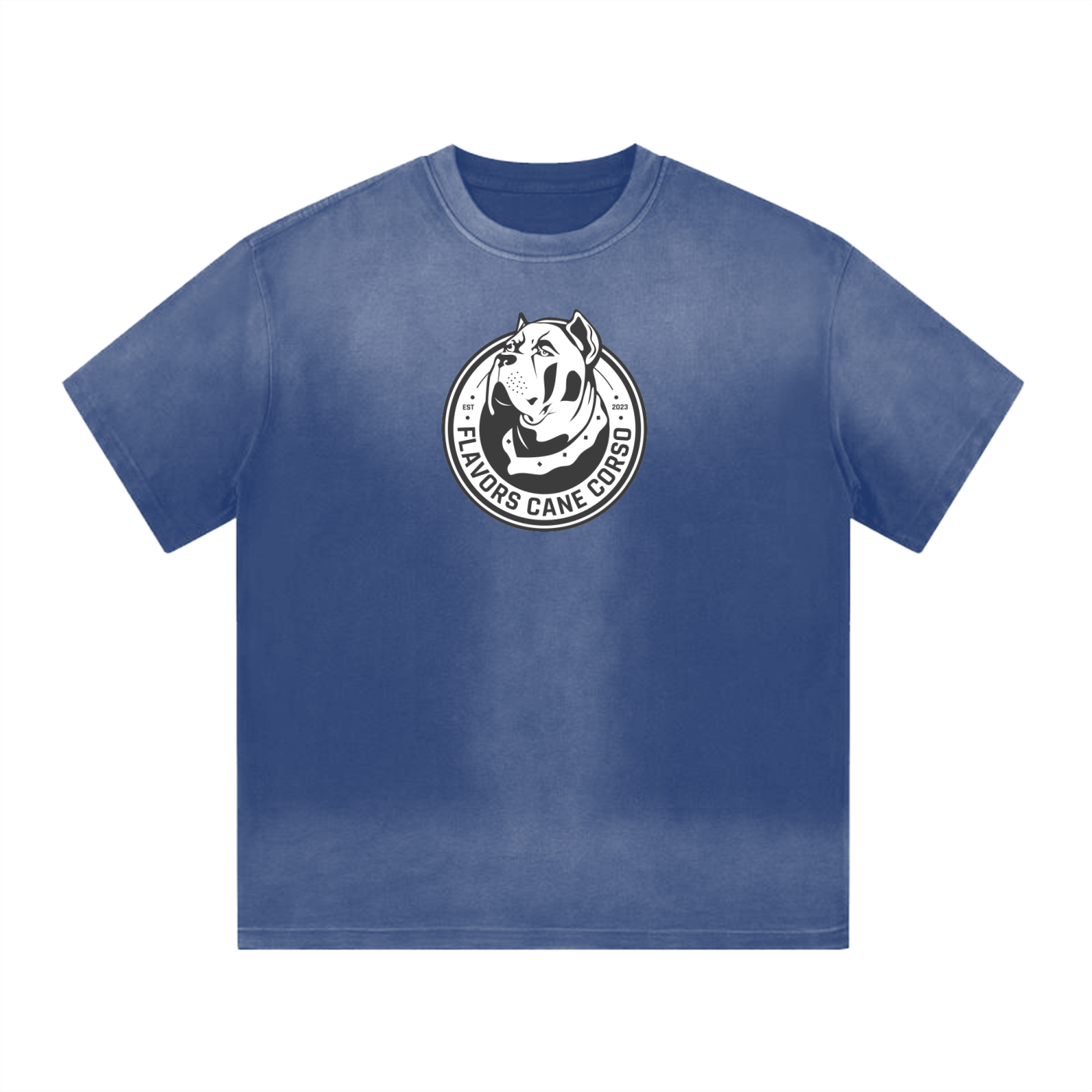 “I” Shape Gradient Washed T-Shirt