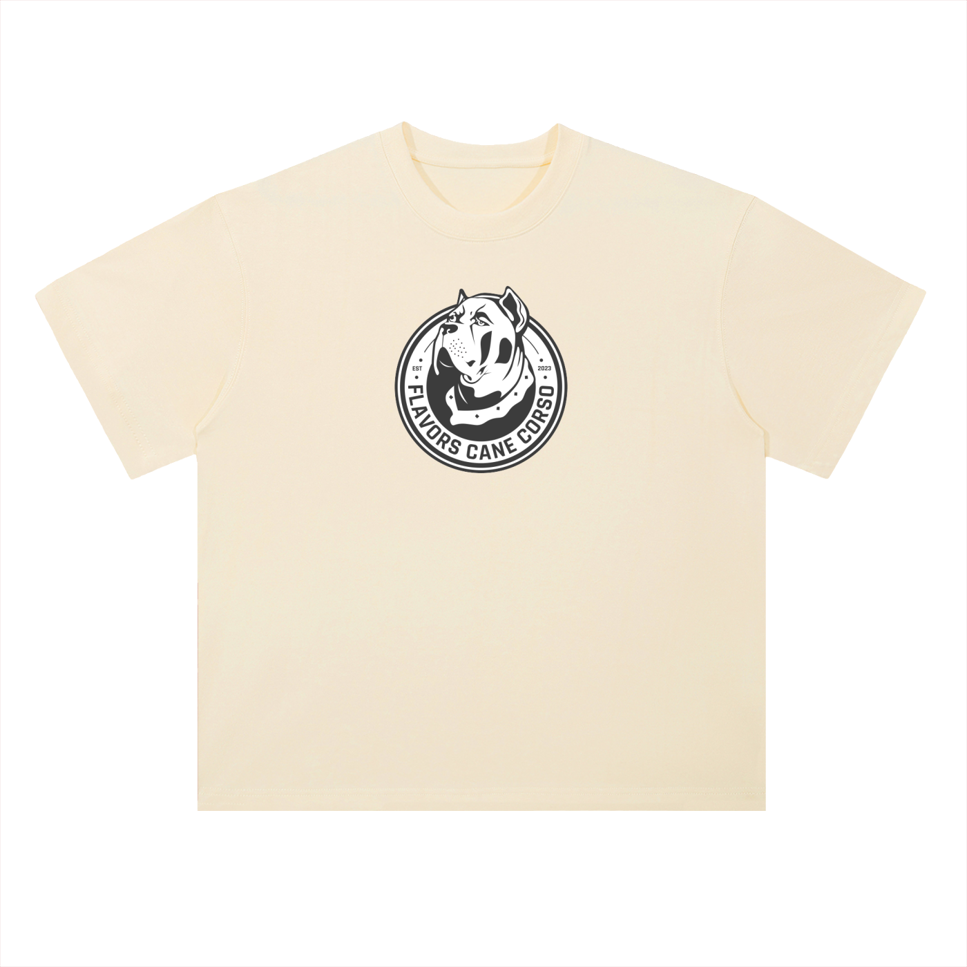 Heavyweight Drop Shoulder Cotton T-Shirt