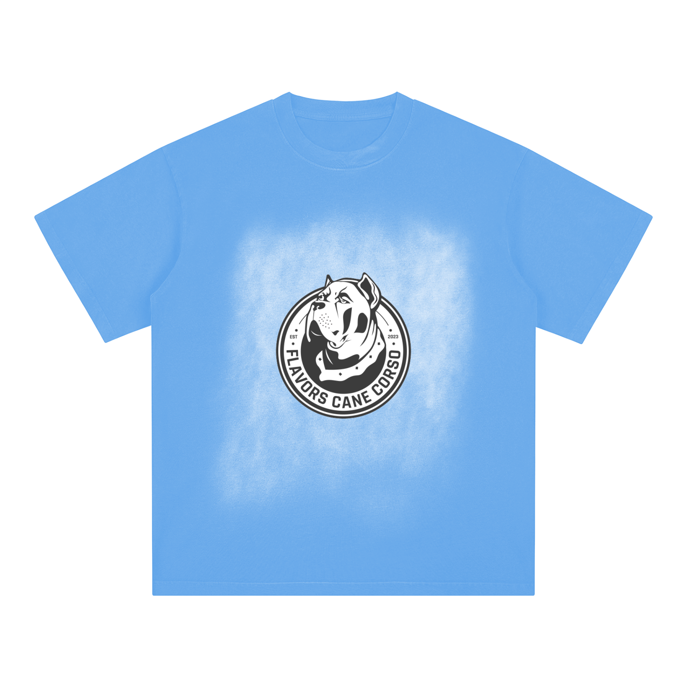 Square Patch Monkey Washed T-Shirt