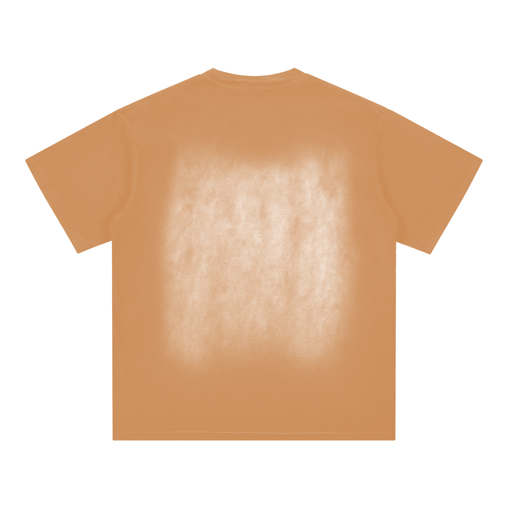 Square Patch Monkey Washed T-Shirt
