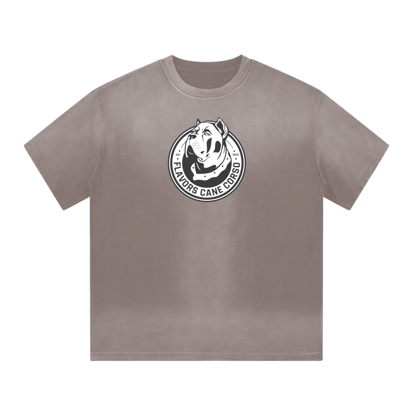 “I” Shape Gradient Washed T-Shirt