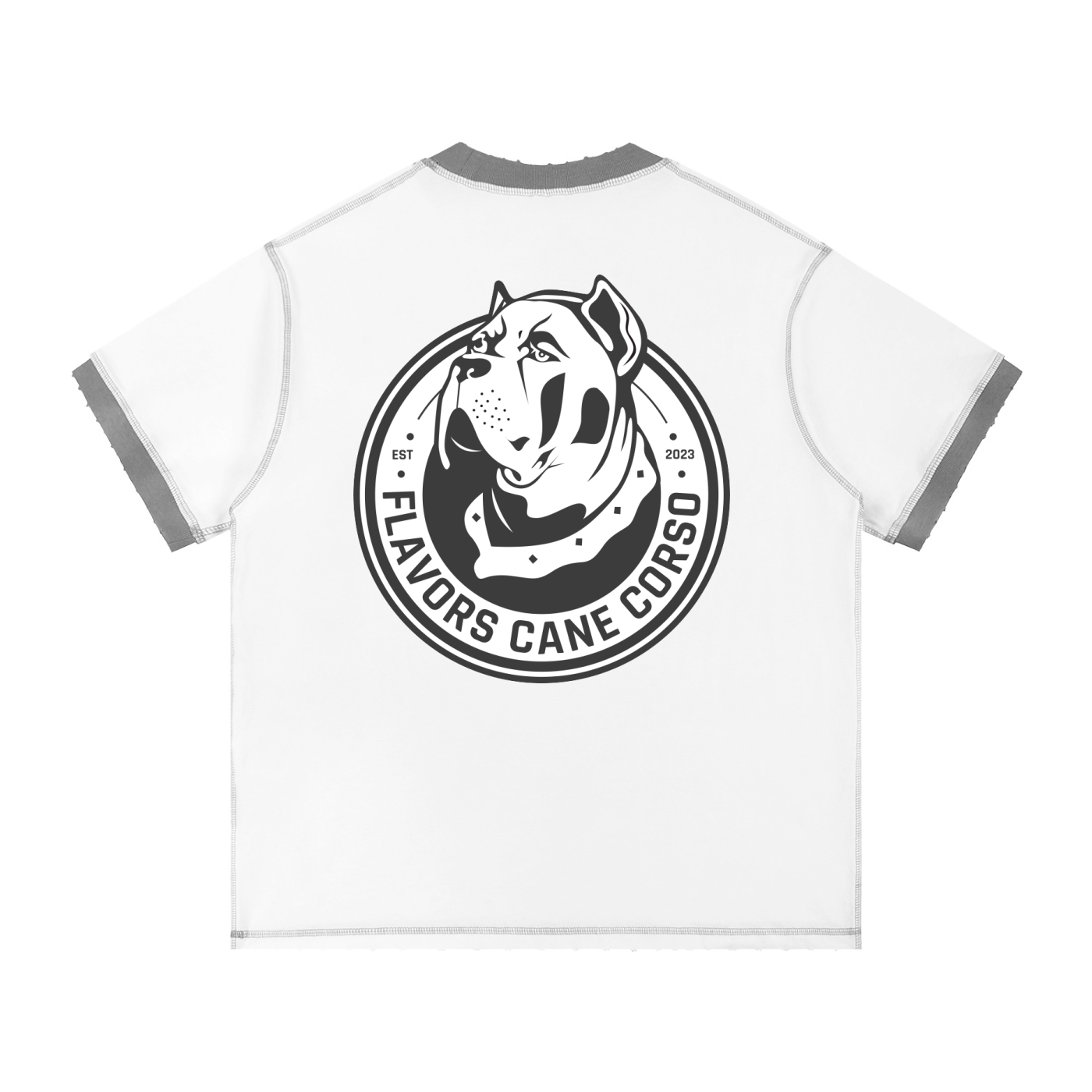 Contrast-Stitched Cotton T-Shirt