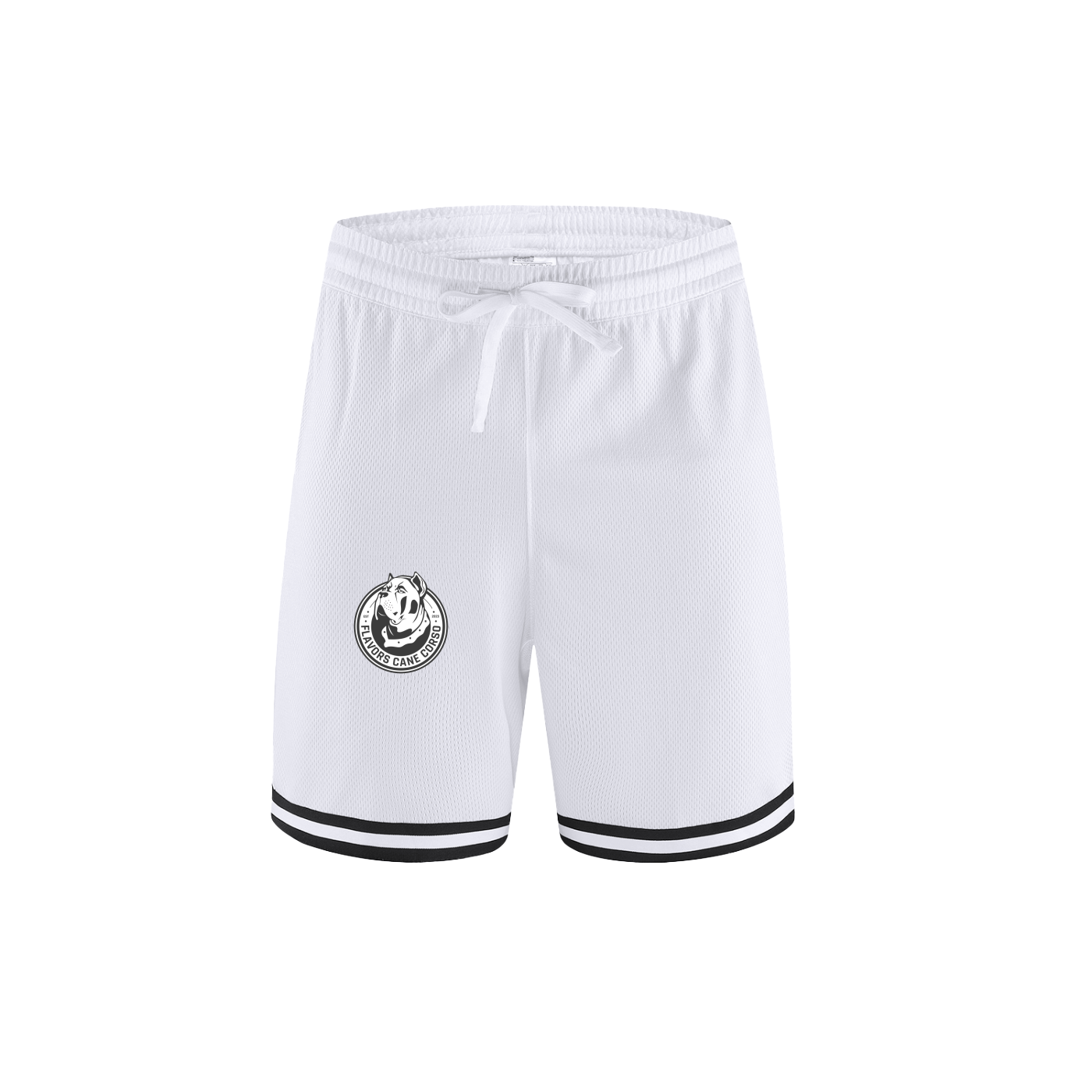 Classic Stripe Trim Basketball Shorts
