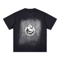 Square Patch Monkey Washed T-Shirt