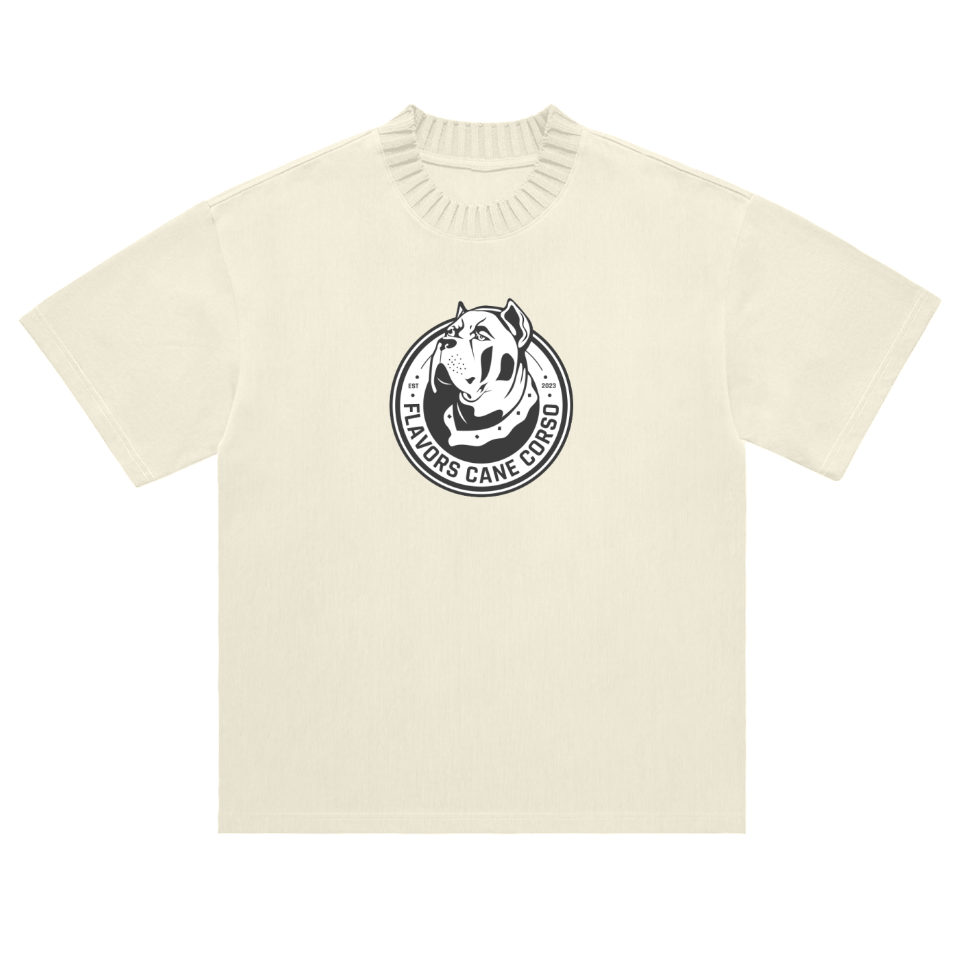 Heavyweight Knitted Round Neck T-Shirt