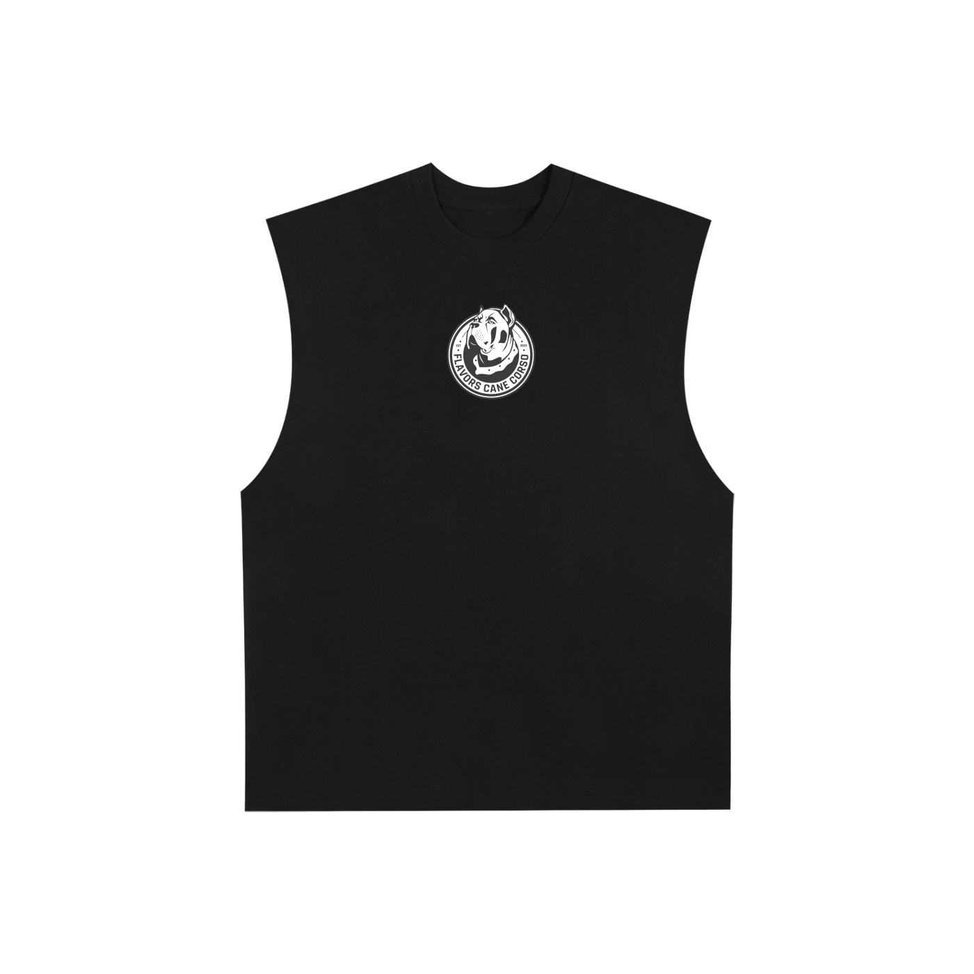 Raw Edge Cotton Tank Top