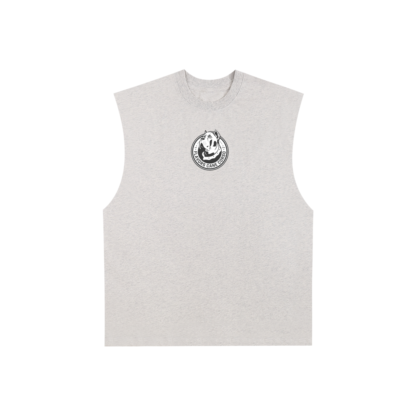 Raw Edge Cotton Tank Top