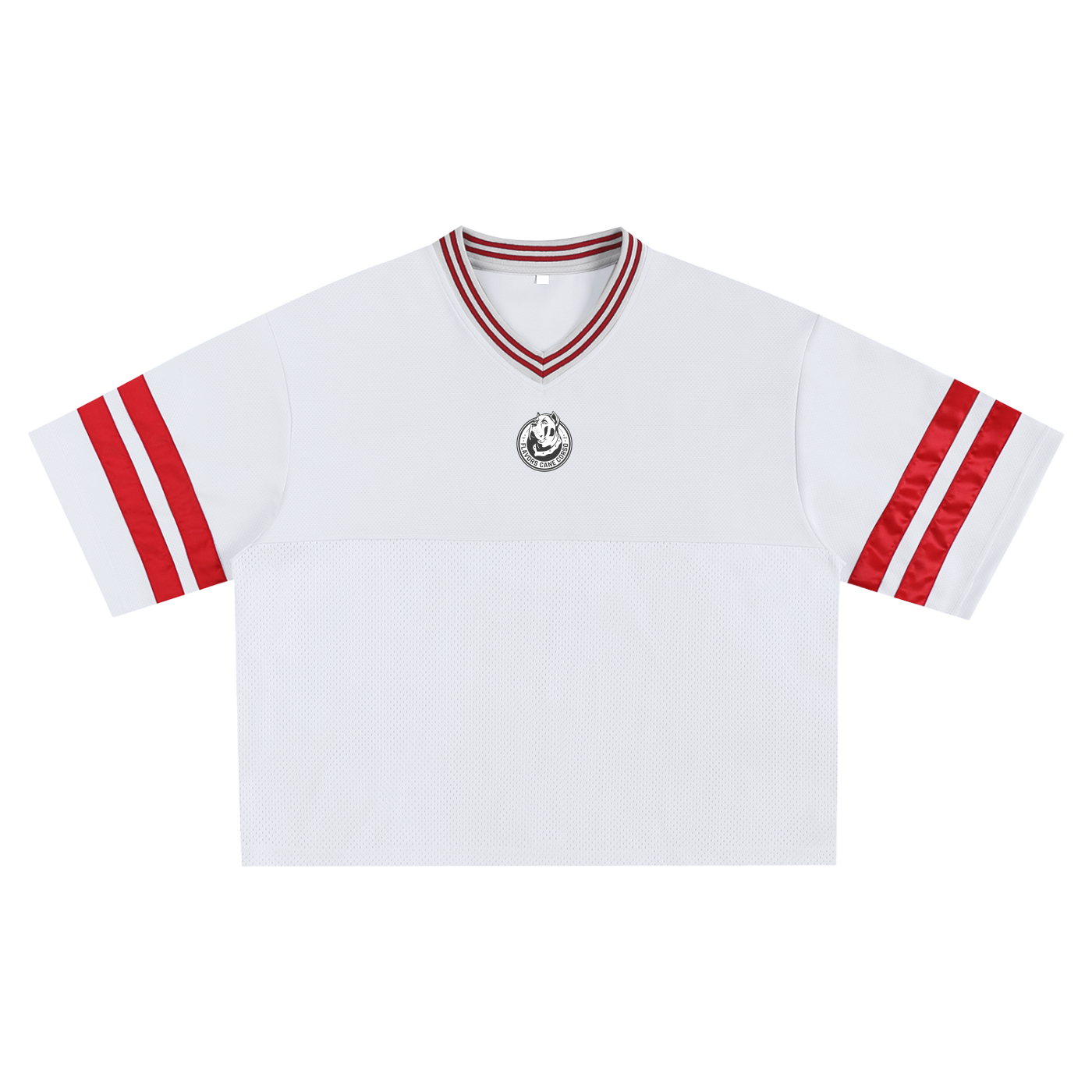 Taped Mesh Boxy T-Shirt